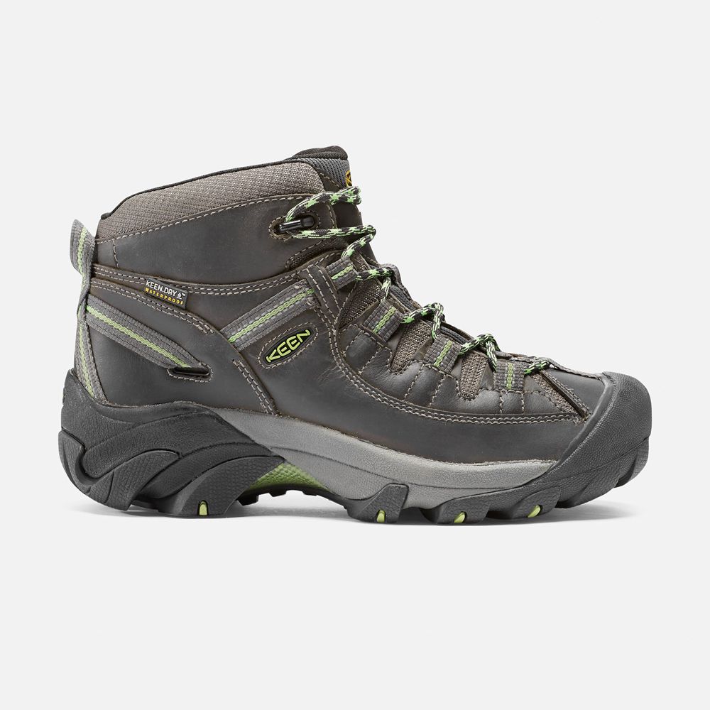 Botas de Seguridad Keen Mexico Grises Oscuro - Mujer Targhee Ii Waterproof Mid - PL7230196